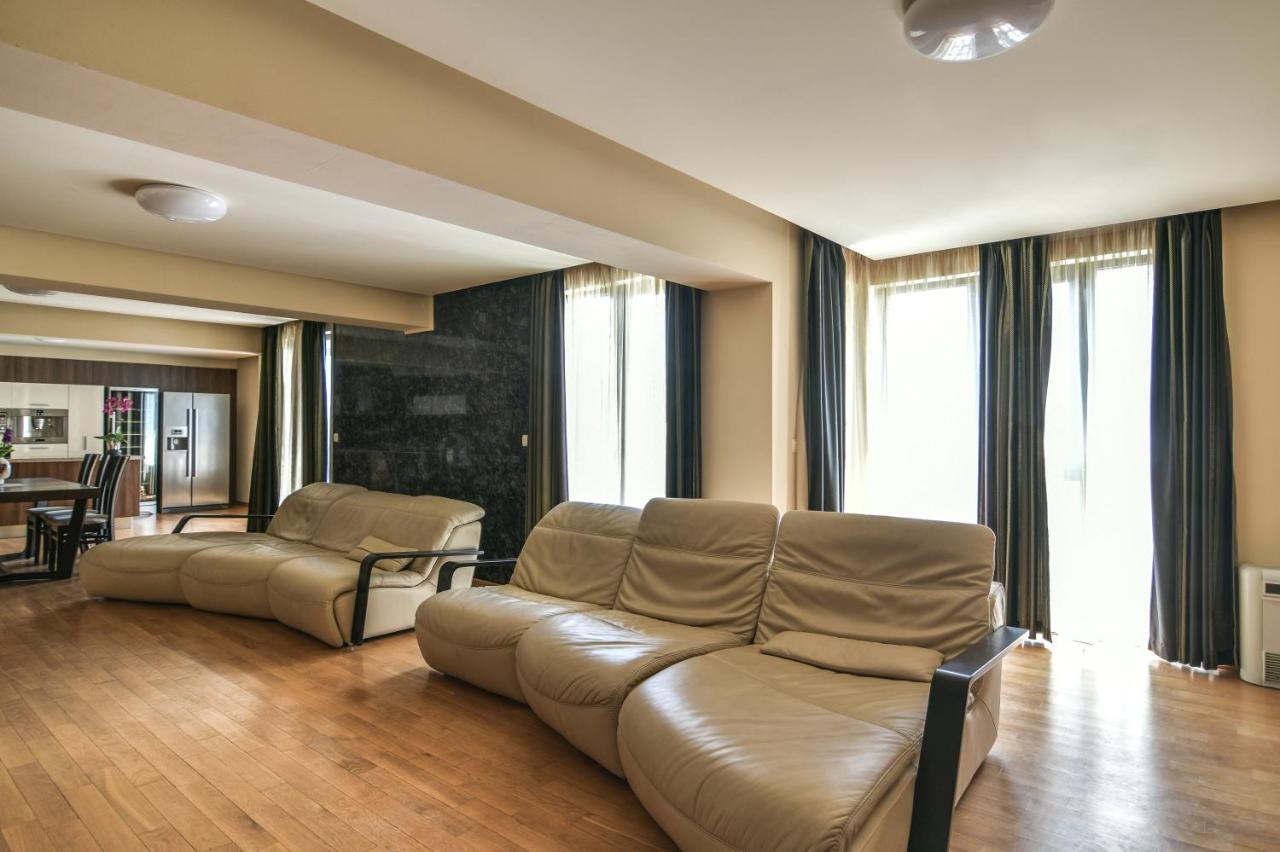 Central Flat With Monster Living Room 瓦爾納 外观 照片